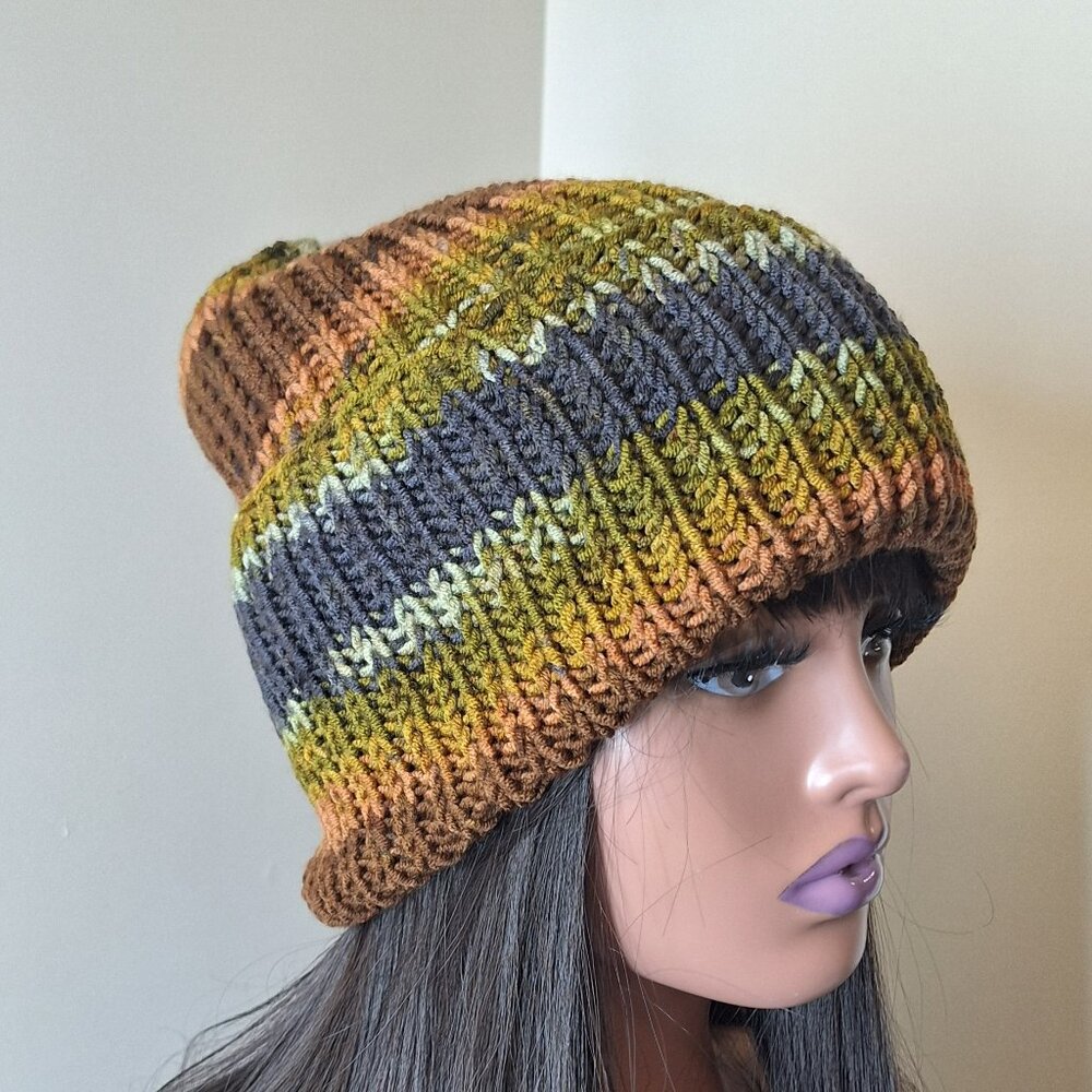 Handmade Multicolor Soft Hat Beanie - Picture 7 of 7